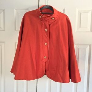 VINTAGE ORANGE Bobbie Brooks cape!!